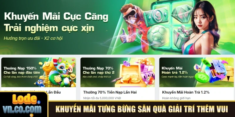 Khuyến mãi tưng bừng săn quà giải trí thêm vui